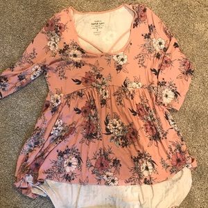Torrid floral top size 0